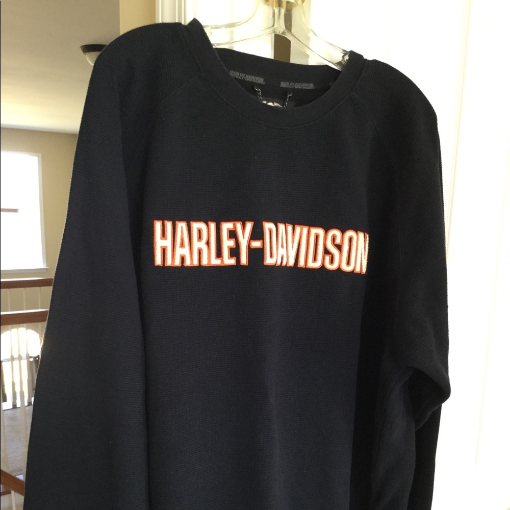 Black Harley Davidson pullover